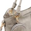 Cross Stitch 2WAY Tote Bag with Round Coin Case FIRANO 401438 Beige [FIRANO] Women's