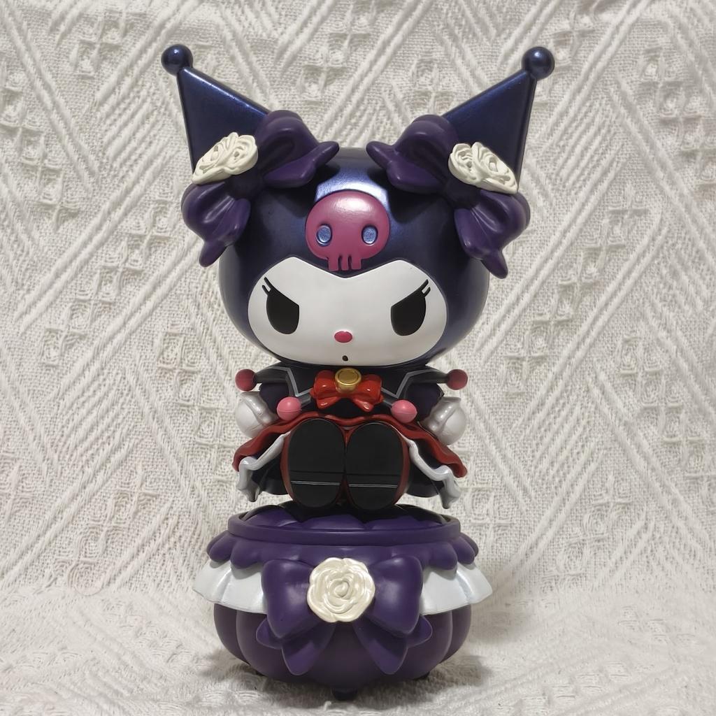Best Seller  Botanical Rose Series - Kuromi & My Melody Large Collectible Figures | Premium Gifts for Her, Home/Eco Decor