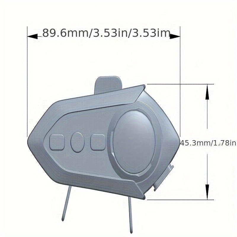 Bluetooth Y12 Pro Motorcycle Helmet Intercom IP56 Waterproof 300m Range CVC Noise Reduction