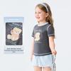 Classic Teddy Girls' Short Sleeve Antibacterial Breathable Round Neck T-shirt