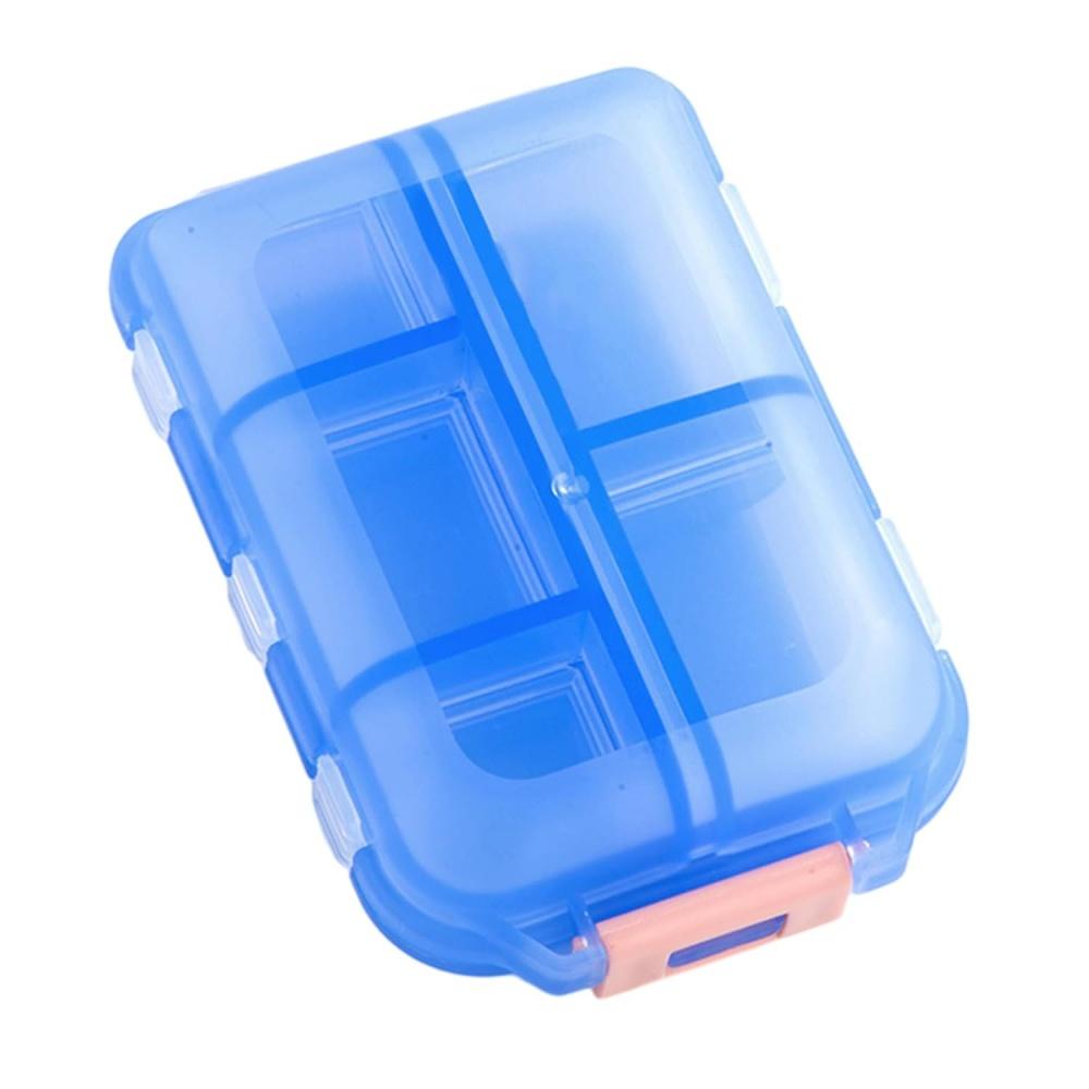10 Compartments Travel Pill Organizer Pocket Portable Pill Storage Box Case Daily Pill Container or Purse Fish Oil Medicine