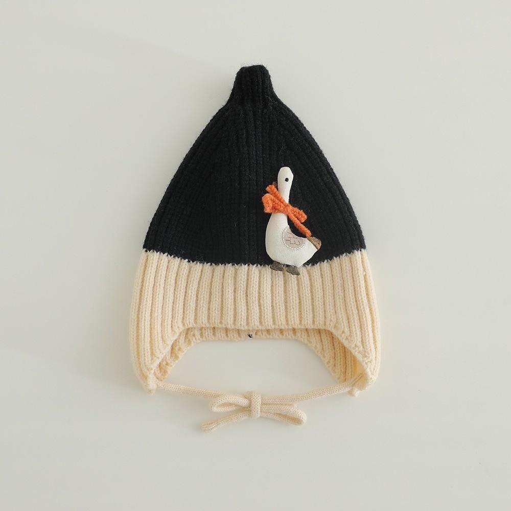 Cold Proof Knitted Beanie Windproof Ear Protection Hat Cute Kids Winter Hat for Children