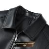 Futing Men's Sheepskin Goose Down Leather Jacket