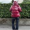 Solid Zipper Drawstring Puffer Jacket Quilted Water Resistant Loose Winter Warm Women Outerwear Daily Causal Coat