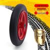 Heavy-Duty Outdoor Industrial Casters with Silent Rubber Tires for Small Trolley and Flat Cart Wheels
