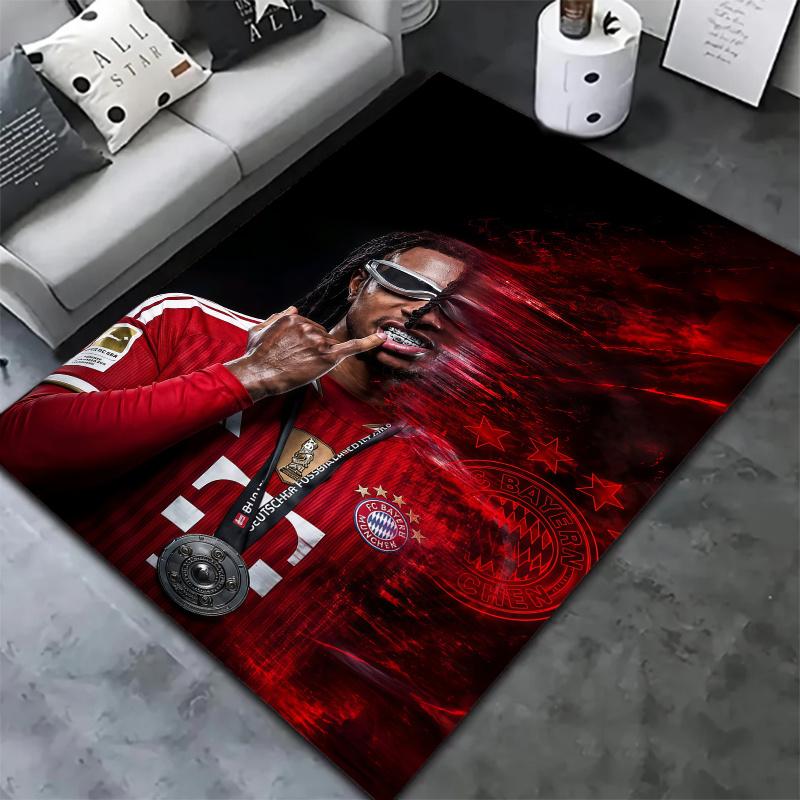 Bayern Munich Football Jersey Carpet Rug For Living Room Bedroom Home Sofa Decoration Kids Play Nonslip Floor Mat