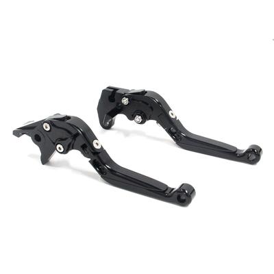 Extendable and Foldable Aluminum Alloy Modified Brake Clutch Lever 6 Levels Adjustment for Suzuki