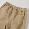 Khakifarbene Schuluniformhose aus elastischer Baumwolle für Jungen und Mädchen