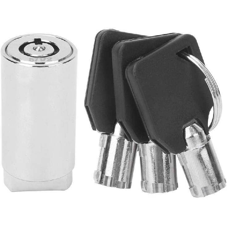 Universal Vending Machine Key Vending Machine Keys,Zinc Alloy Single Opening Key Vending Machine Lock Cylinder with 3Pcs Keys for Automatic Selling