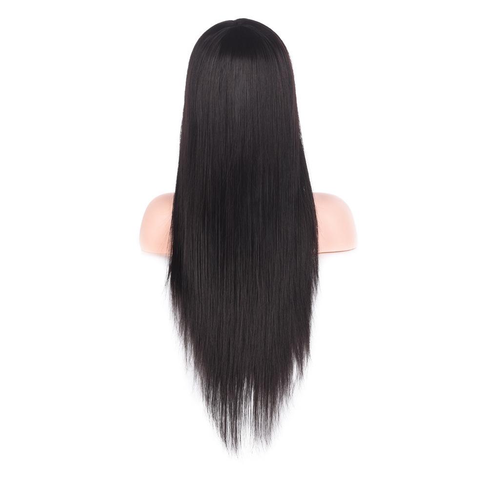 Flecht- und Styling-Mannequinkopf mit gerader Ponyfrisur – Permierbar, Färbbar und Ideal für Friseur- und Schnittübungen