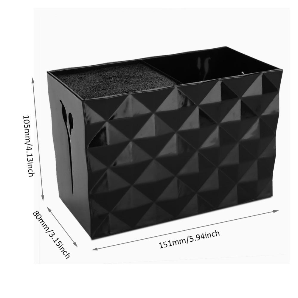 Black Hairdressing Tools Storage Box Red White Barber Scissors Holder Box Durable Portable Hairdressing Organizer Barber Shop