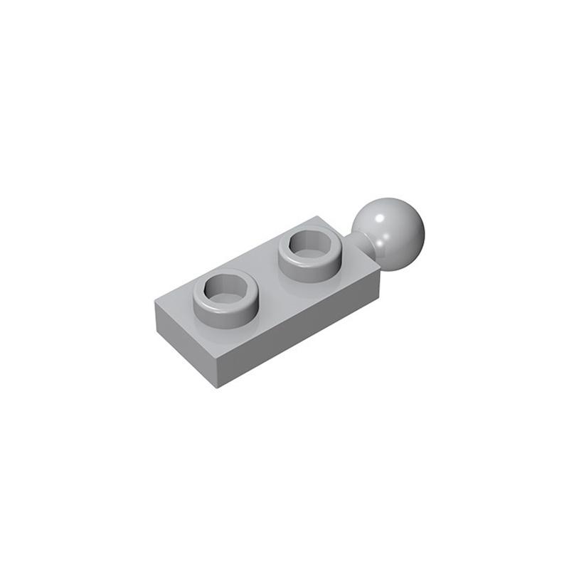 10PCS 22890 Plate Modified 1x2 with Tow Ball Block Moc Color Accessories Compatible with Brick DIY Children