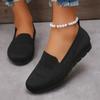 Single shoes autumn new fly-woven mesh surface shallow mouth one pedal lazy flat bottom casual women's shoes tide