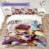 No Game No Life Pattern Bedding,Quilt Set Quilt Cover Pillowcase Home Birthday Gift(1 * Duvet Cover + 2 * Pillowcase, Without Core)_lx