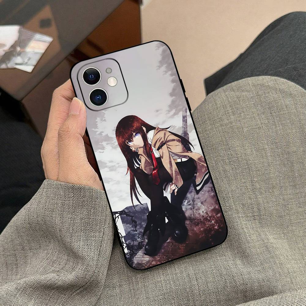 Steins;Gate Phone Case Black Phone Case For IPhone 17/16/15/13/14 Pro Max/ 11Plus/X/Xr/Xs Max 13mini