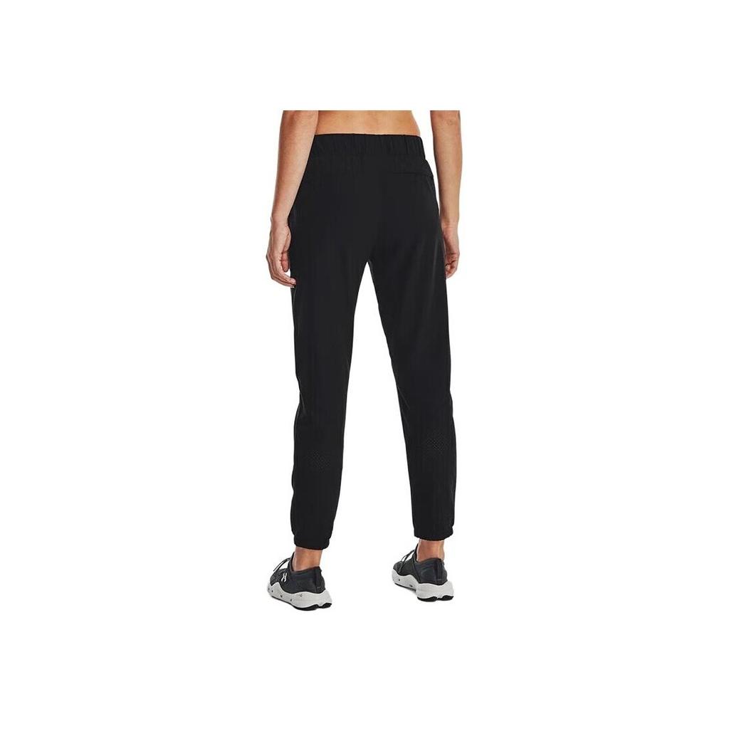 Under Armour Solid Color Sports Training Pants Women Bottoms Black 1325806-002