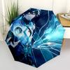 1pc Unicorn Fantasy: Automatic Opening/Closing Outdoor Umbrella with 3-Fold Design, Perfect for Fans, Travelers, Daily Use, and Gifts!V060