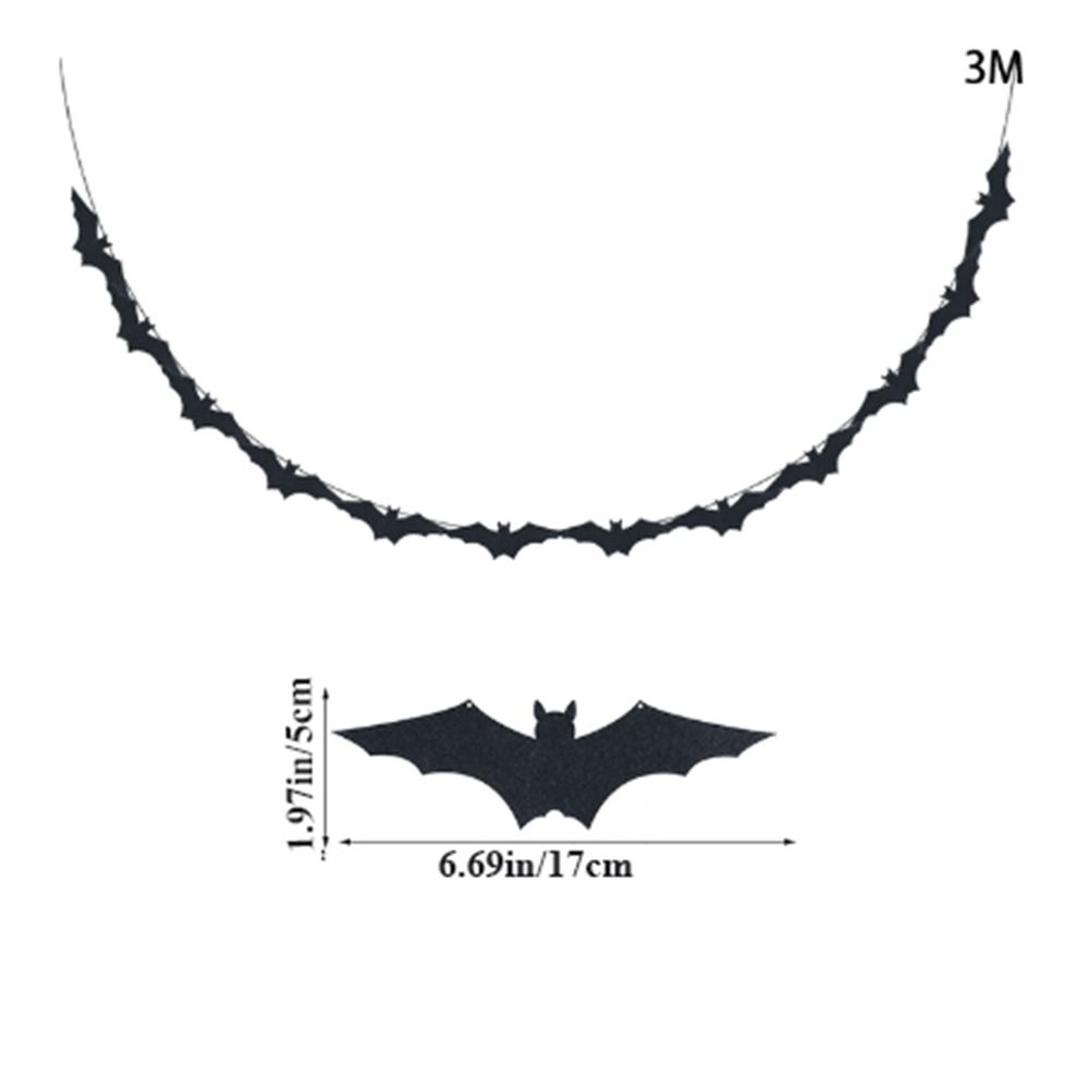 Pumpkin Black Pumpkin Banner Paper Hallween Hanging Garland Hanging Flags   Festival