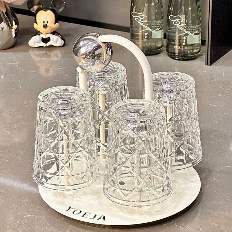 Shangqi High-Aesthetic Rotating Glass Cup Set