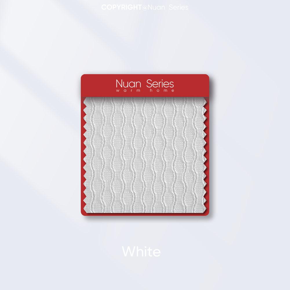 

1 предмет, прозрачная занавеска кремового цвета, полупрозрачная тюль, занавеска для спальни, гостиной, серия Nuan W100cm x L130cm белый