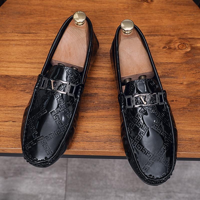 One-pedal Doudou shoes men's soft soles spring driving foot cover single shoes men's breathable and comfortable