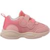 Li Ning Fashionable Non-Slip Wear-Resistant Breathable Low-Top Sports Casual Shoes Baby Sneakers Pink YKHR016-4