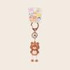 Foot The Pull Cat Frog Panda Dog Bear Keychain Animal Pendant Decoration Gift