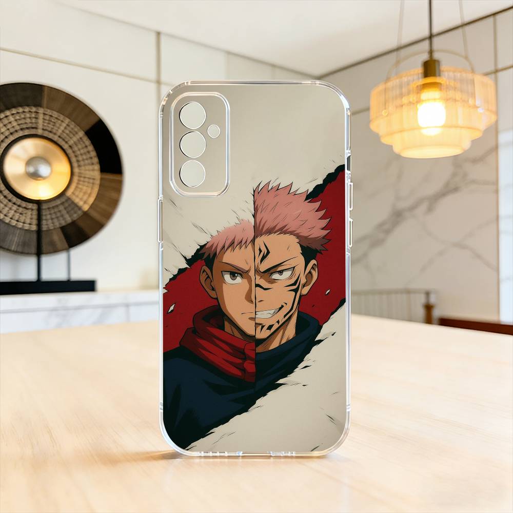 

J-Jujutsu K-Kaisen Itadori Y-Yuji Phone Case For SamsungA10,12,20,21S,30,31,40,50,51,52,70,71 Transparent Cover Samsung a30 a20