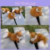 Simulated Animal Fox Plush Toy Realistic And Cute Children's Christmas Gift