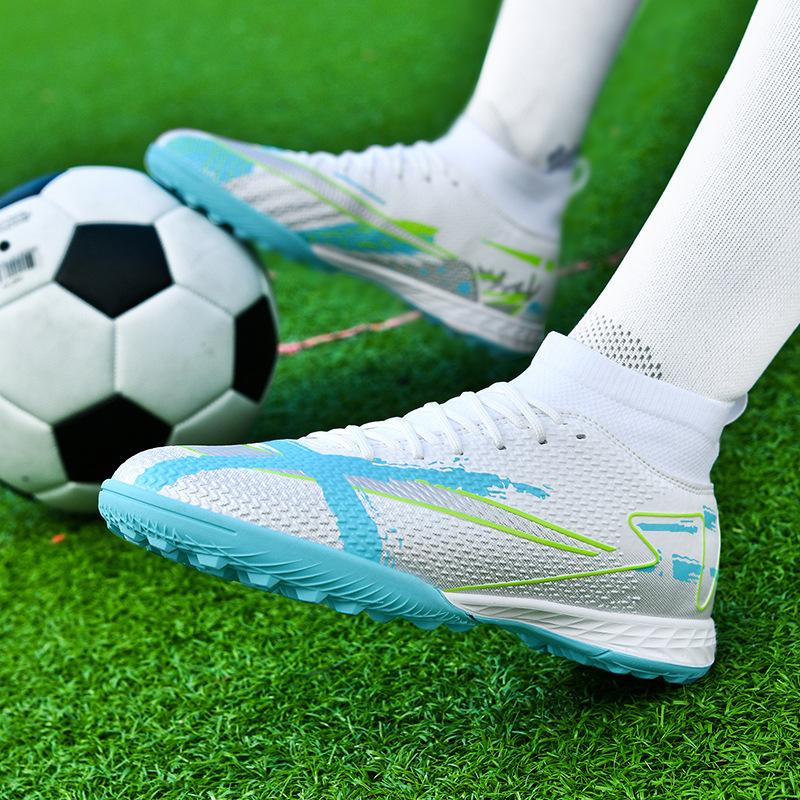 

2025 новые мужские футбольные бутсы для мальчиков и девочек tf сломанные гвозди тренировочные кроссовки для учеников начальной школы и девочек ag длинные гвозди футбольные бутсы 45