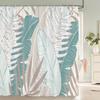 Bathroom Decoration Shower Curtain Tropical Green Plant Leaf Palm Cactus 3D Printing Waterproof Fabric Shower Curtains With Hook