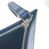Salvatore Ferragamo Gancini Bag Pouch with Strap Clutch Bag Leather Blue