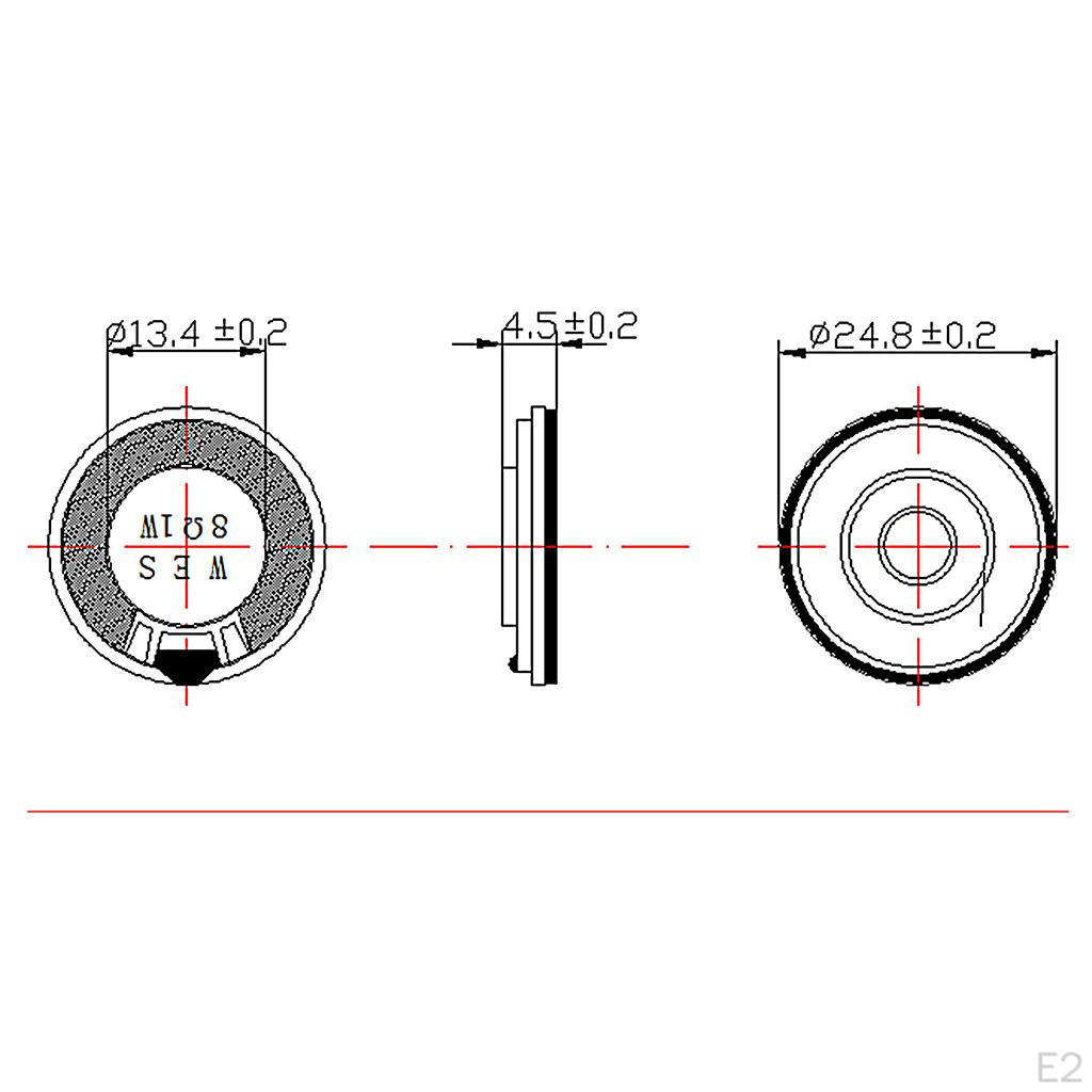 Круглый внутренний динамик 1 Вт — фото 3