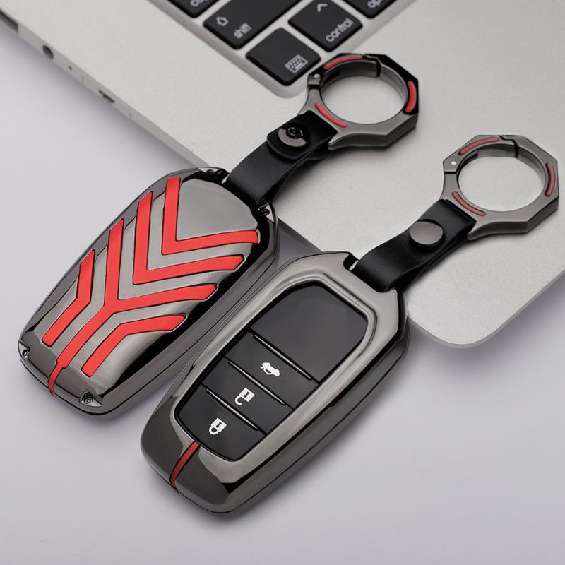 High Grade Zinc Alloy Car Key Case Cover Shell Protector For Toyota Highlander Corolla Ready Crown Rav4 Levin Car Accessories