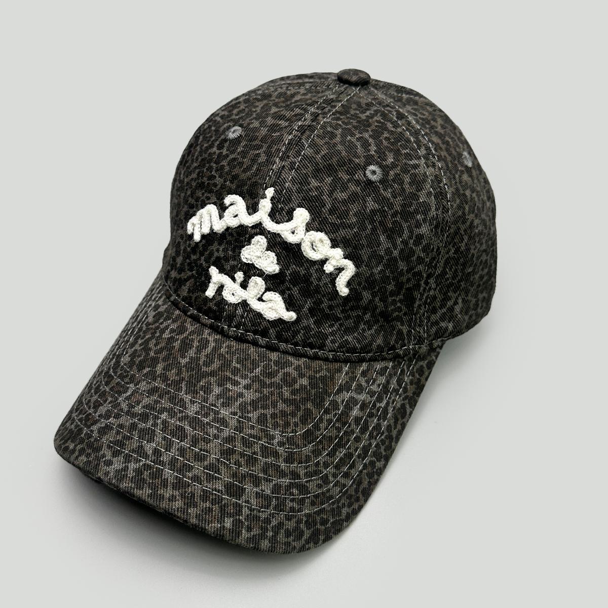 

Style Leopard Print Embroidered Letter Prints Baseball Caps Latest For Men And Women Sun Protection Vintage All-Match Personalized Fashion Peaked 56-60cm