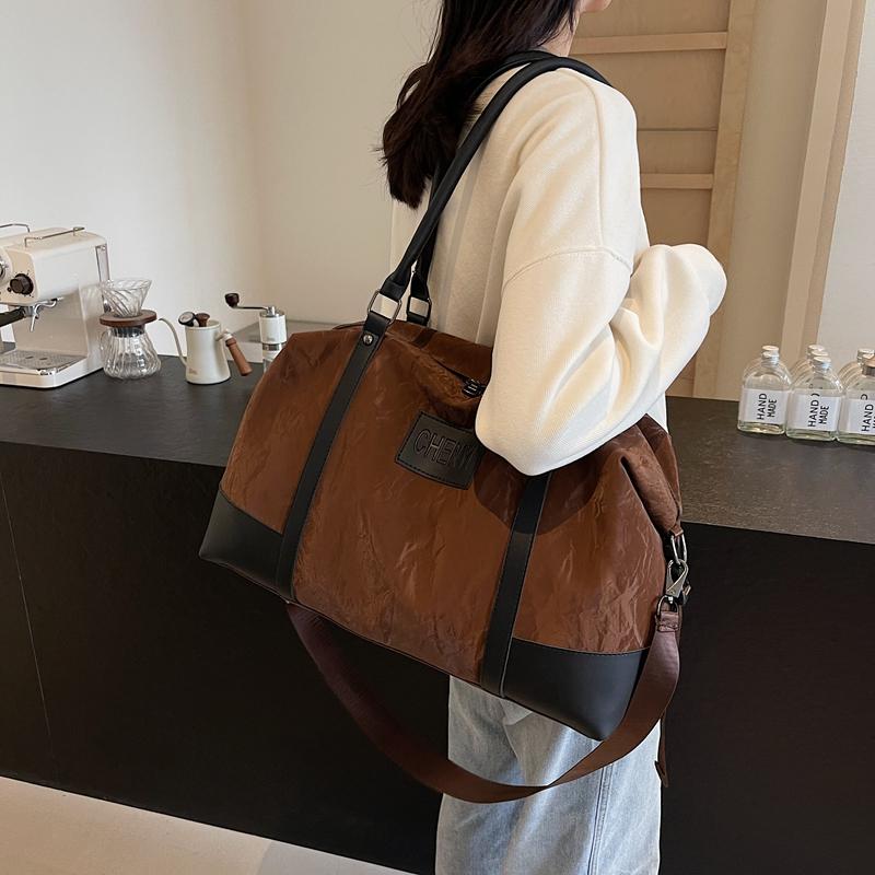 Hand Luggage Bag Women's Short-Distance Travel Bag Large Capacity Shoulder Fitness Bag Storage Bag