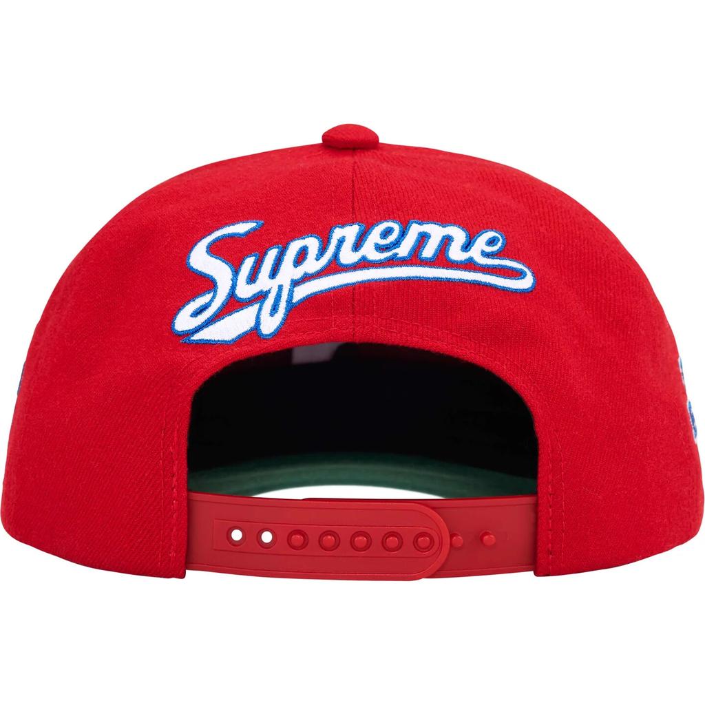 Supreme World Famous S Logo 6-Panel Red