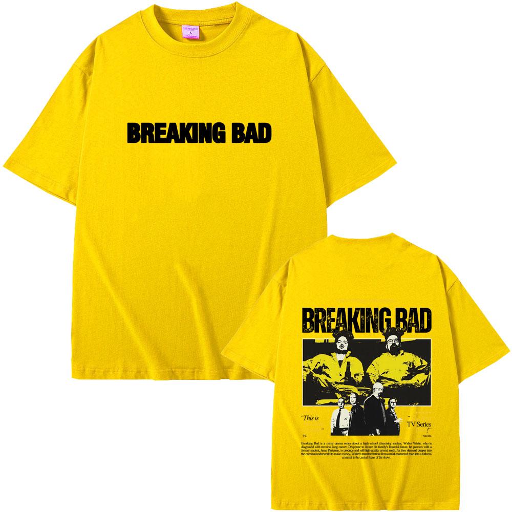 Heisenberg TV Breaking Bad Graphic T Shirts Better Call Saul Print Tshirt Unisex Women Casual Soft Cotton Oversized Crewneck Tees