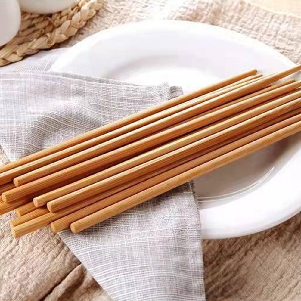 30 Pairs Smooth Hotpot Chopsticks Wood Tableware Light Weight Dining Chopsticks Kitchen Use