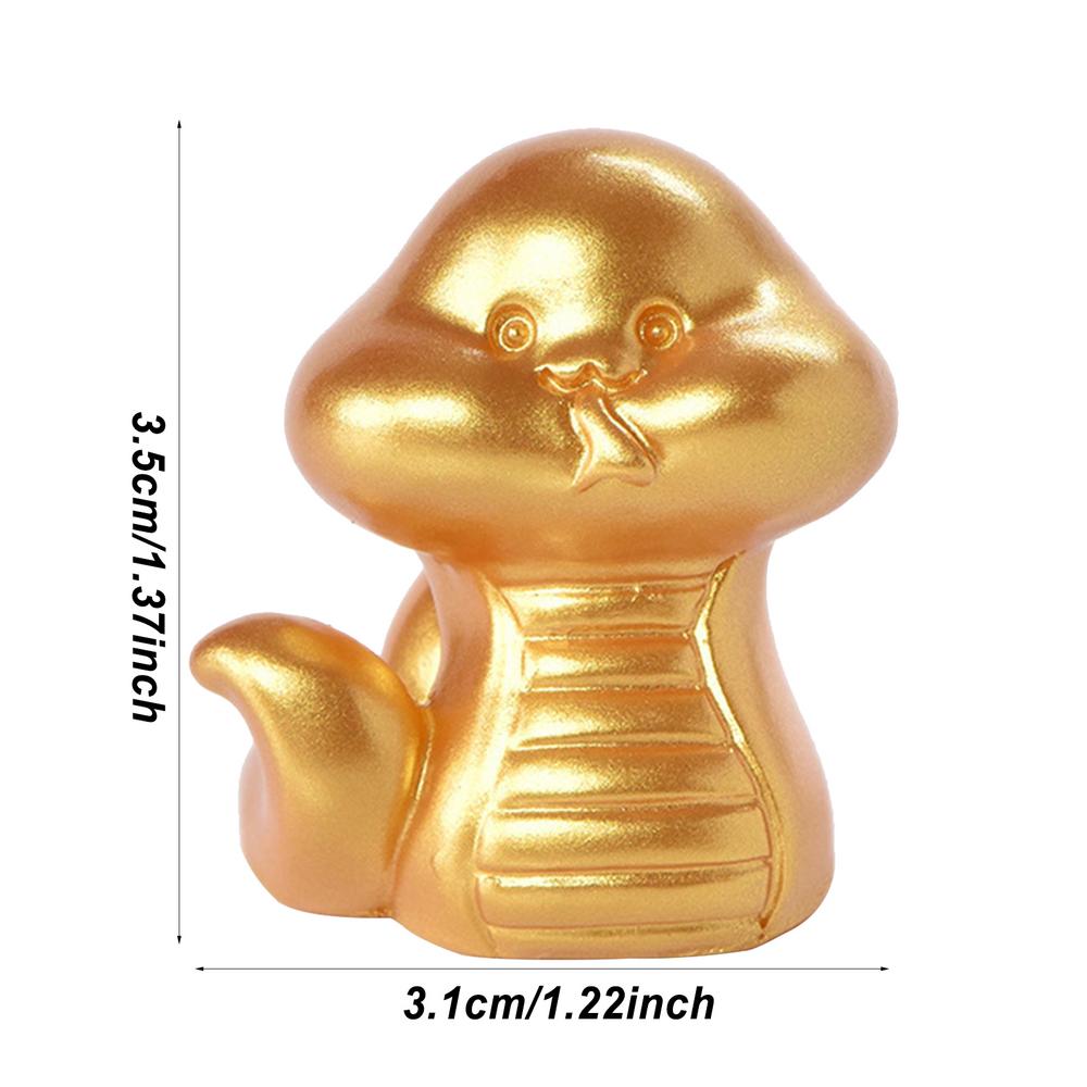 Golden Resin Animal Statue Ornament ChineseZodiac Rat Ox Tiger Rabbit Dragon Snake HorseSheep Monkey Chicken Dog Pig Desk Decor