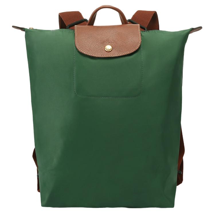 

Longchamp Le Pliage Original Текстурированный логотип Регулируемый широкий плечевой ремень Нейлоновый рюкзак Средний Унисекс-рюкзак Британско-зеленый 10284089P95 Basic Set (Bag)