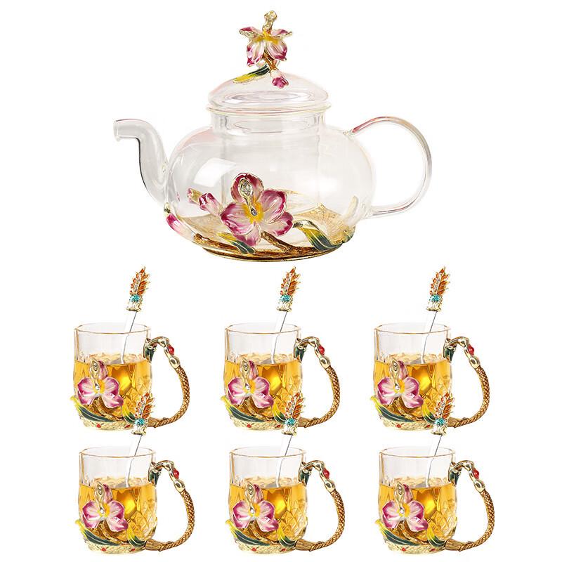 Shangqi Kung Fu Glass Tea Set with Tea-Water Separation