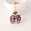 Lovely Ladybird Insect Keyring Bag Charm Rhinestone Hanging Pendant  for Women/Men