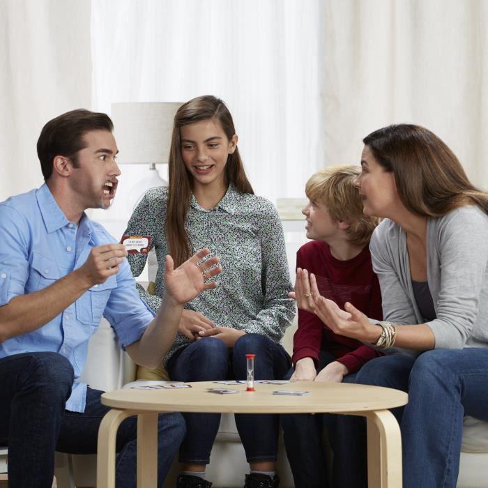 Mache-Mots Enfants Contre Parents, Jeu De Societe Ambiance Pour La Famille, Version Francaise, Hasbro Gaming