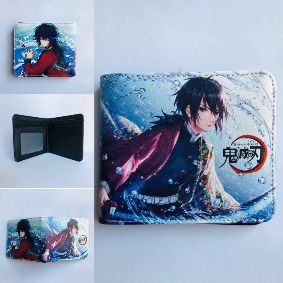 Japan cartoon comics Demon Slayer Short Wallet Cartoon Print Student Coin Purse 0022