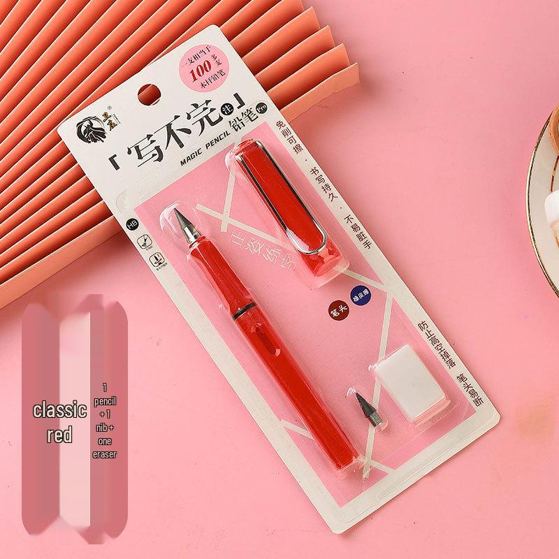 Eternal Black Pencil: Everlasting HB Pencil - No Ink, No Sharpening, Durable Writing & Drawing.