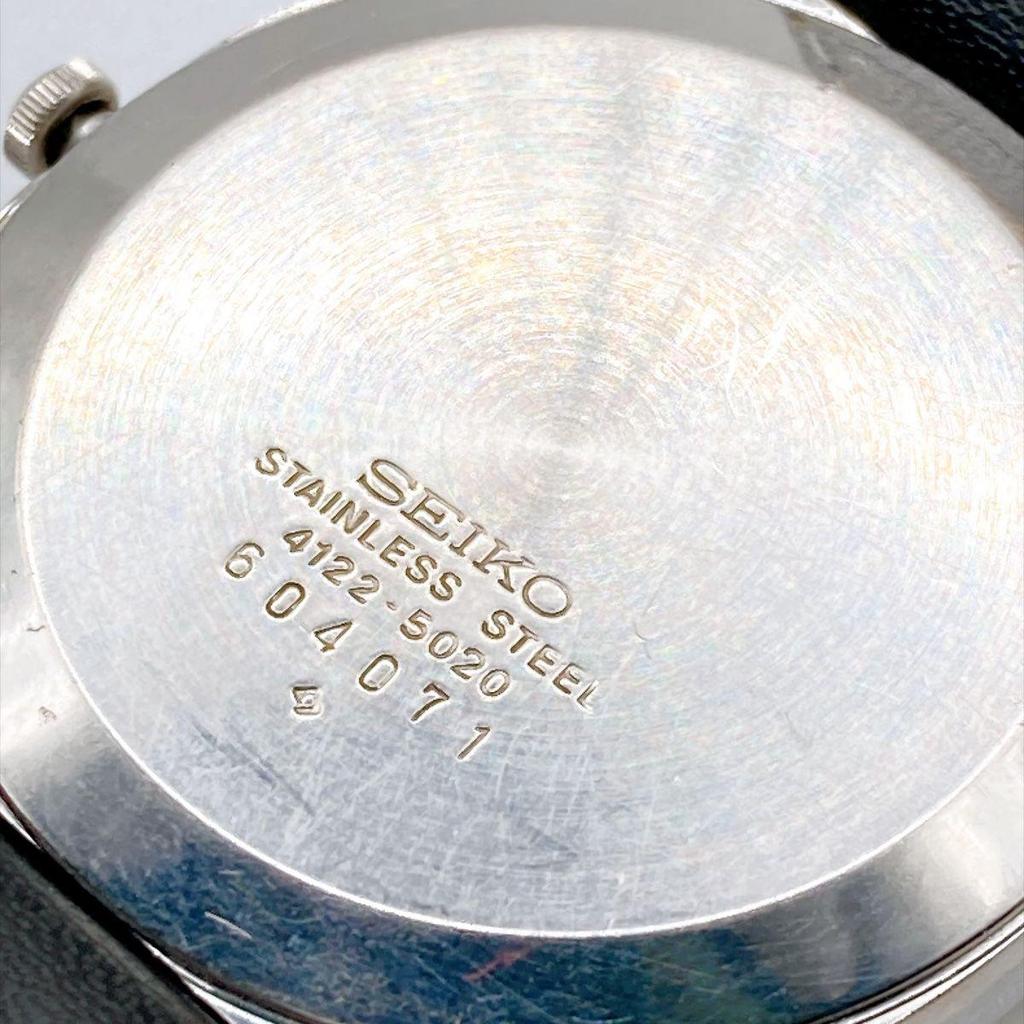 Used 581 SEIKO Men's Watch Quartz 70s Chariot Vintage Battery Replaced New Aftermarket Strap