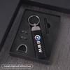 Zinc Alloy Leather Keyring Suede Car Keychain For BMW 50th F12 F13 F30 E60 E65 E66 E63 F01 F02 X1 X3 4 5 6 7 Series Accessories ydsh92
