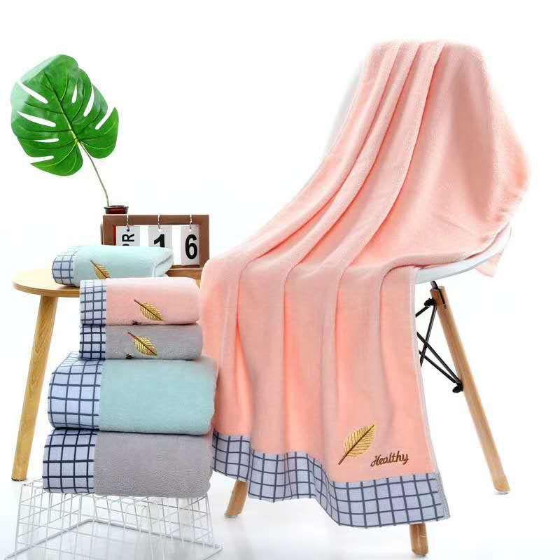 Daily-use All-cotton Golden Leaf TowelAdult Thickened Soft Absorbent Face Towel Gift Embroidery