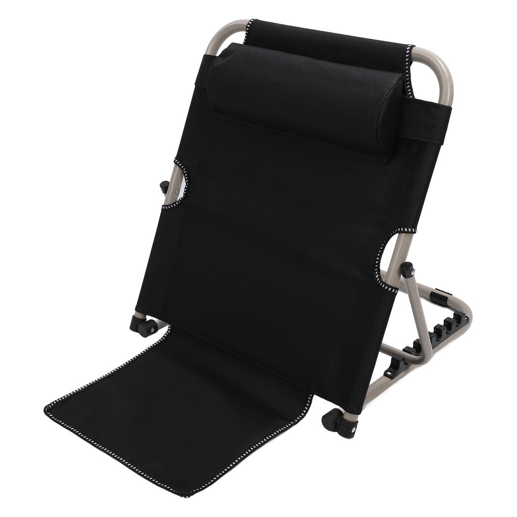 Lifting Bed Backrest Floor Chair with Head Pillow Folding Multifunctional 6 Degree Sit Up Backrest Floor Chair for
